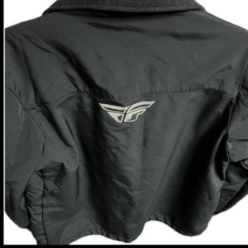 Fly Racing “Black Ops” Water Resistant & Windproof Tech Shell Jacket Men’s Small - Picture 2 of 2